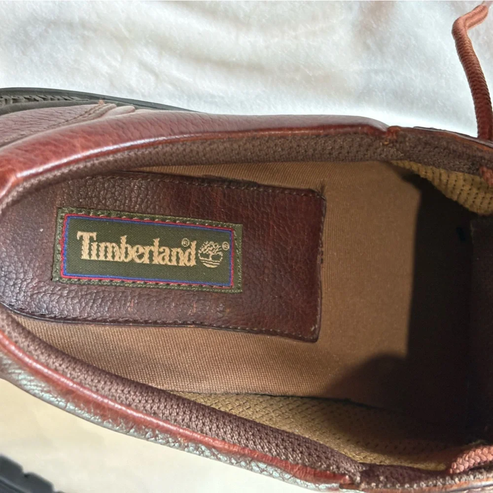 Timberland Brown Leather Oxford Work Shoes‎ – Men’s Size 12